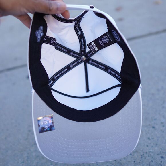 '47 Charlotte Knights Loop Hitch Snapback brrr° Cooling White MiLB Baseball - Picture 9 of 9